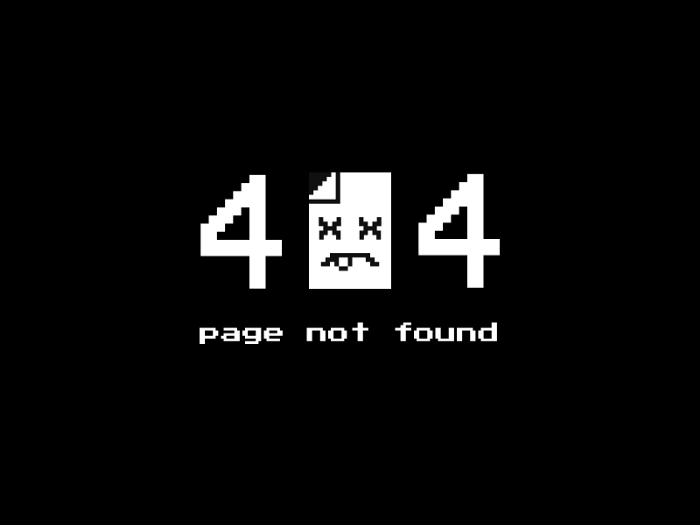 Еще вариант оформления ошибки 404