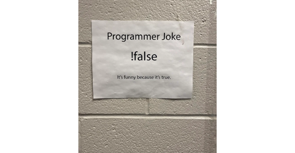 Шутка программиста