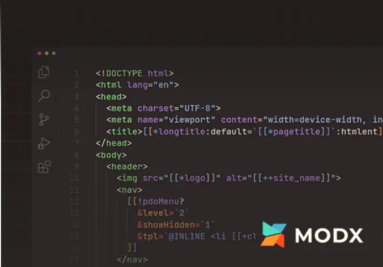 Скриншот разметки HTML