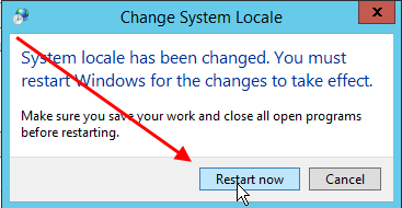 Смена языка в Windows Server