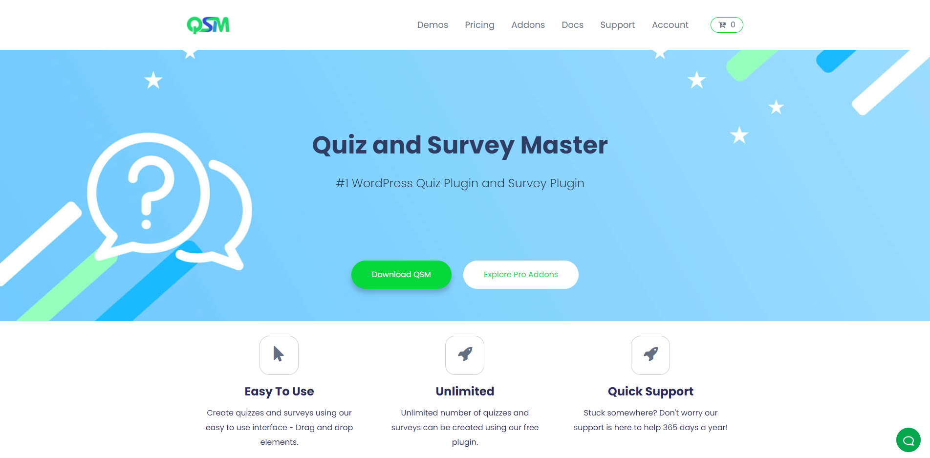 WordPress плагин Quiz and Survey Master
