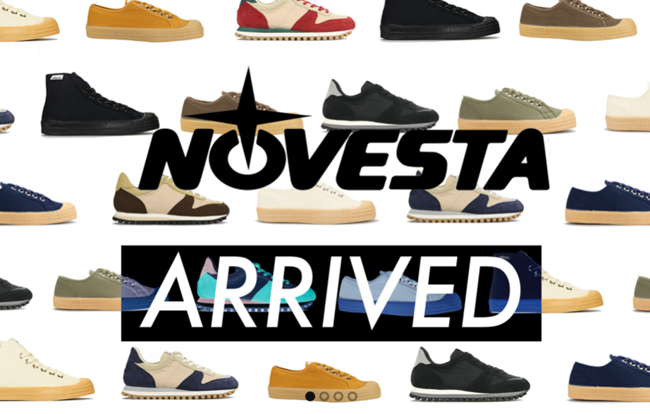Новость о прибытии новой серии обуви в онлайн-магазине