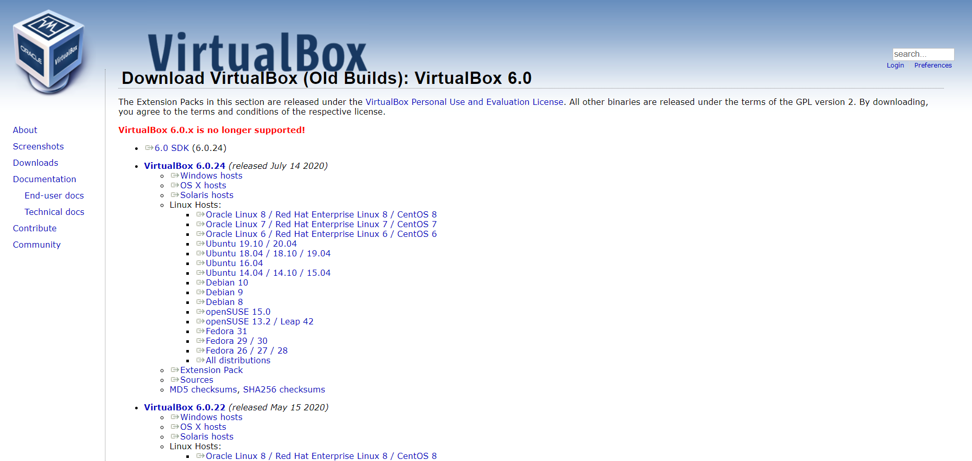 Скачать VirtualBox бесплатно