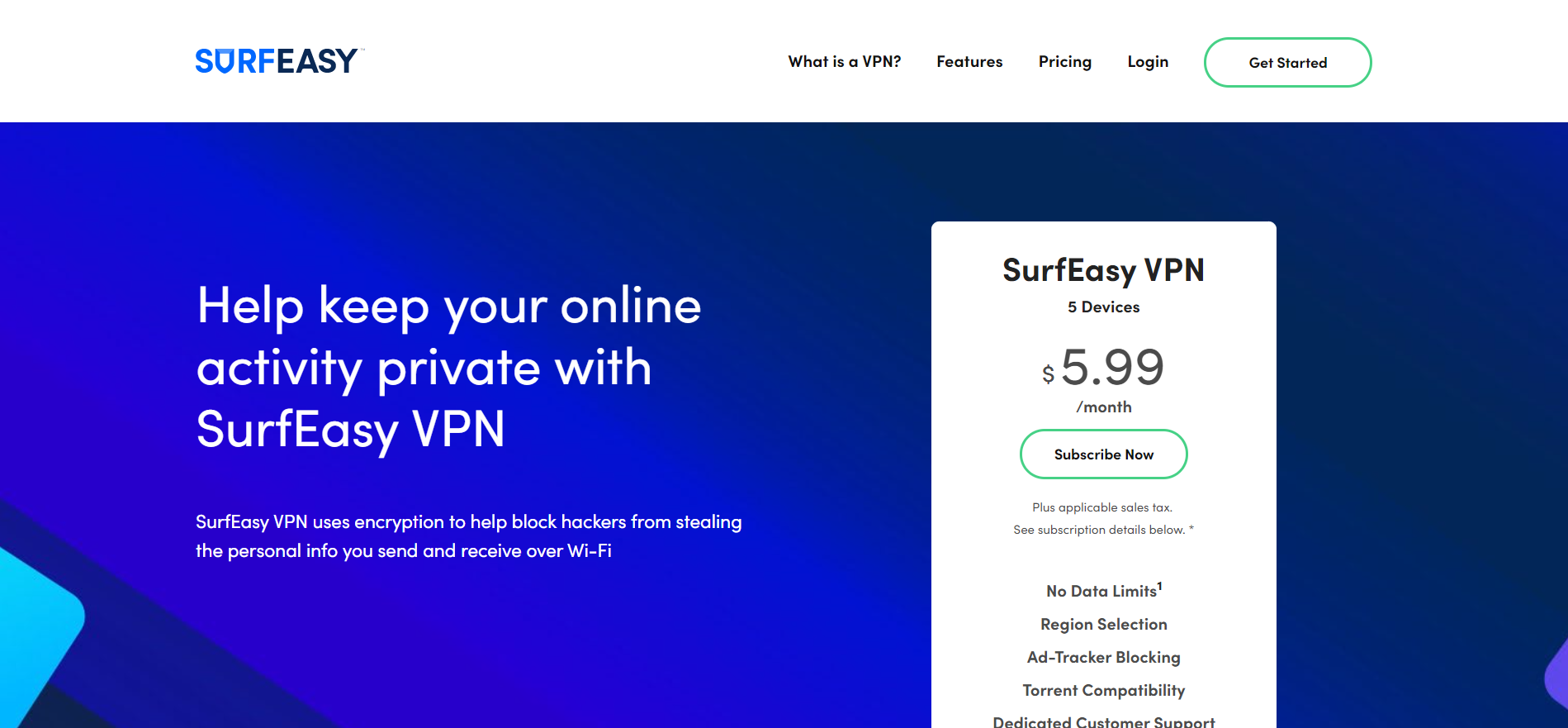 SurfEasy VPN сервис для Mac и iPhone