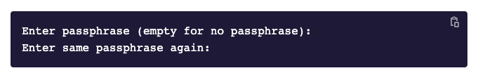 Запрос на ввод пароля для SSH-ключа