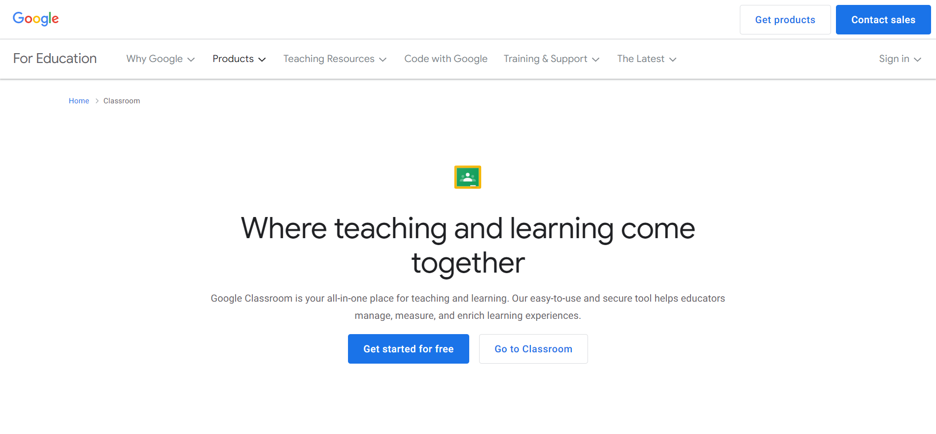 Онлайн-платформа Google Classroom