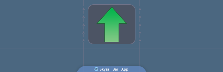 Плагин Skysa Scroll-to-Top App для создания кнопки вверх WordPress