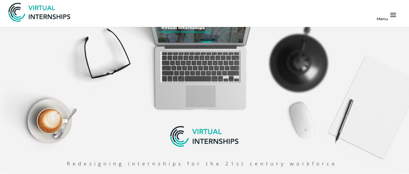 Главная страница платформы Virtual Internships