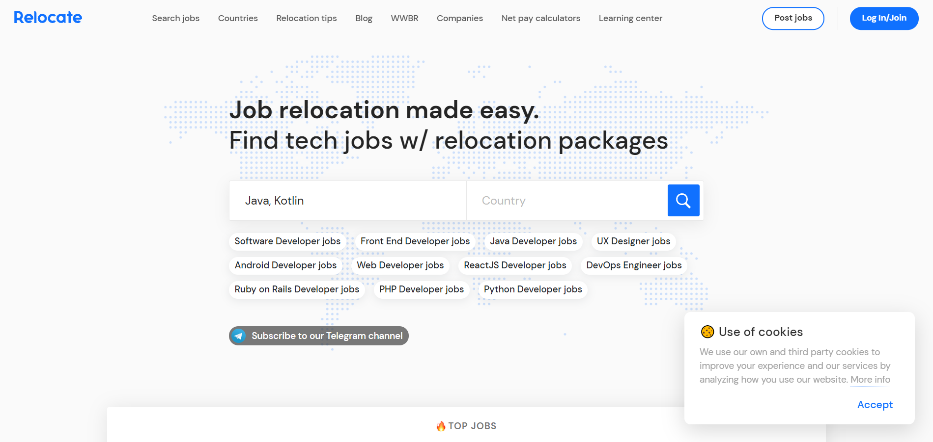 Relocate.me биржа для поиска удаленной работы