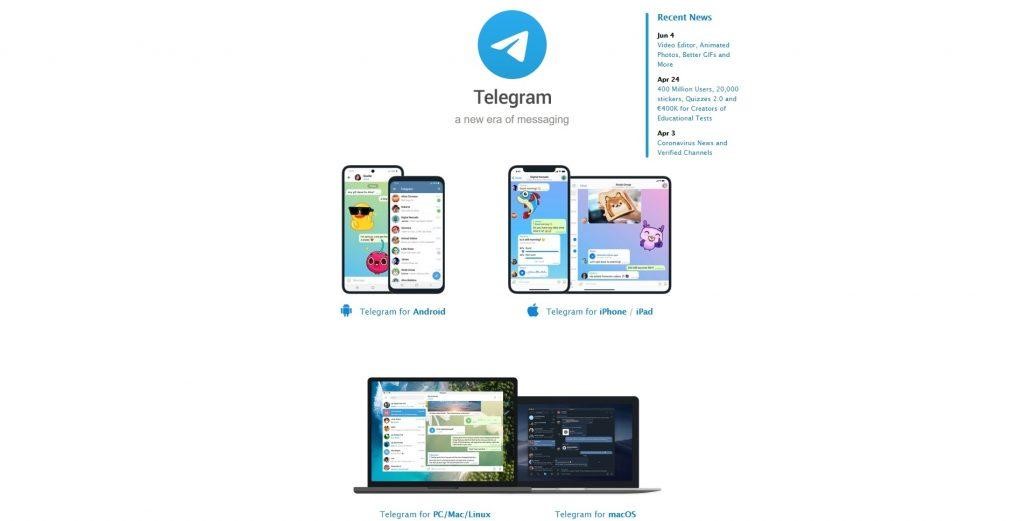 Платформа для создания блога Telegram