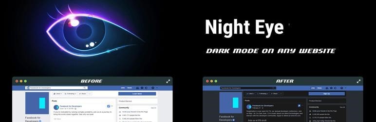 Плагин Night Eye для ночного режима в WordPress