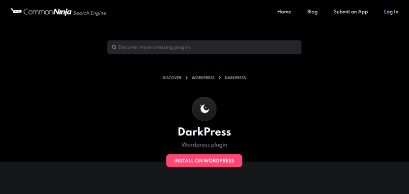 Плагин DarkPress для ночного режима в WordPress