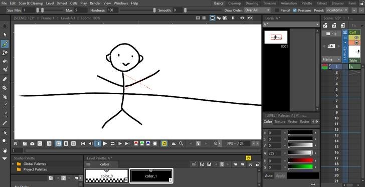OpenToonz программа для создания анимации