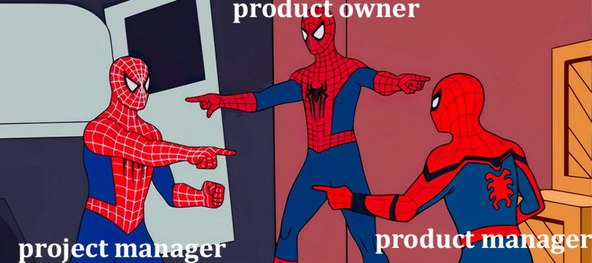 Difference between product owner, product and project managers