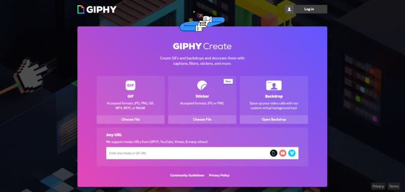 GIPHY онлайн-сервис для создания гифок