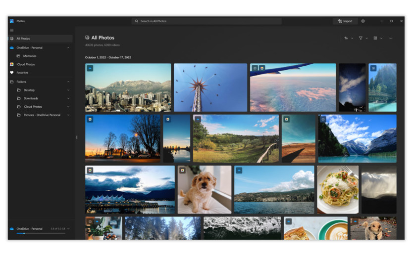 Программа для просмотра фотографий Windows Photos