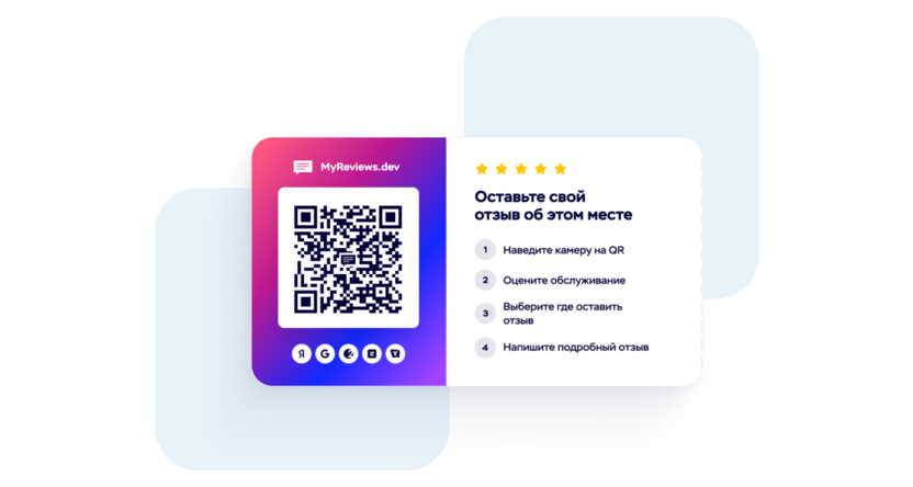 Qr-код в MyReviews