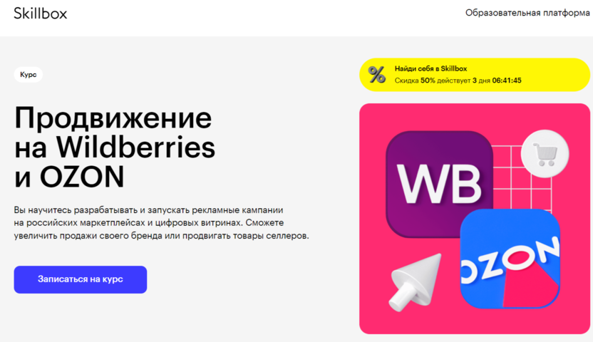 3. Продвижение на Wildberries и OZON | Skillbox