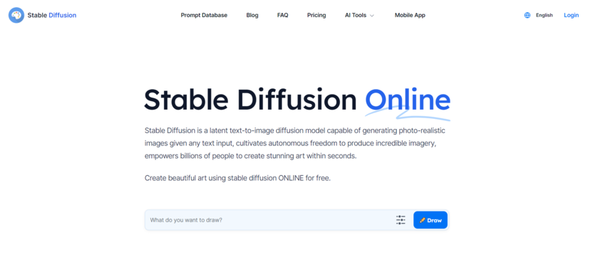 Stable Diffusion Online