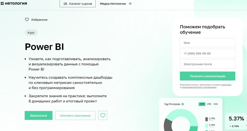 1. Power BI | Нетология  