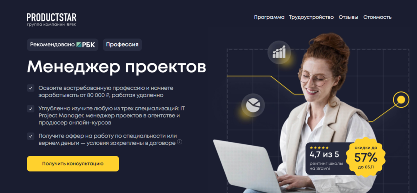 6. Менеджер проектов | ProductStar 