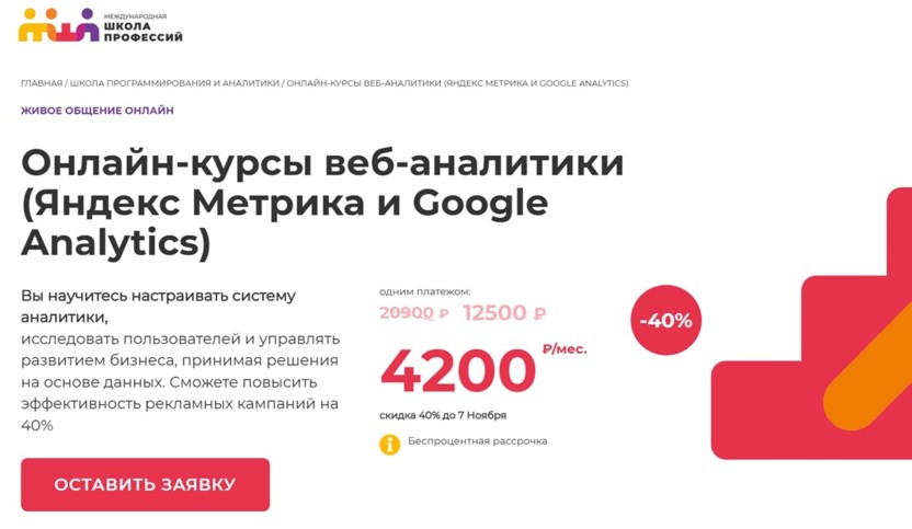 5. Веб-аналитика (Яндекс Метрика и Google Analytics) | Международная Школа Профессий 