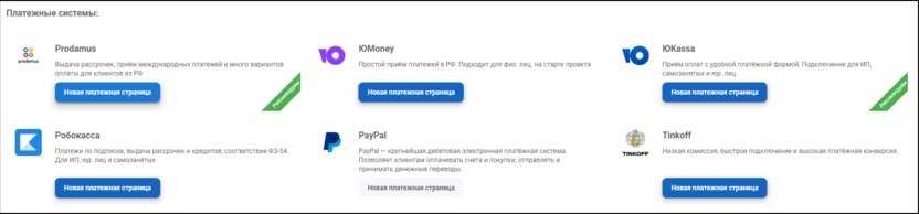 Какие платежные системы можно подключить в Botman при создании бота
