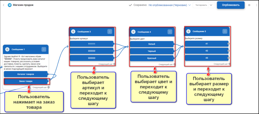 Этап 3. Вариант 1. Создаем собственный сценарий; шаг 18