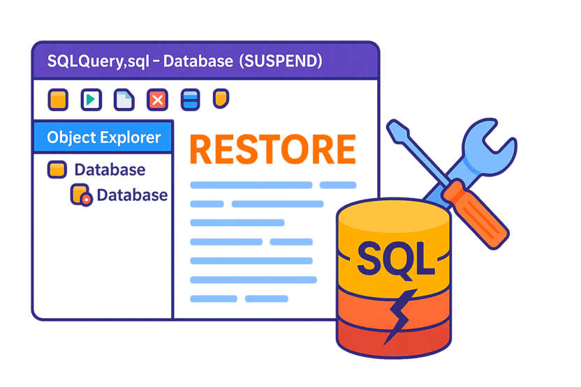 Восстановить suspect базу данных SQL Server