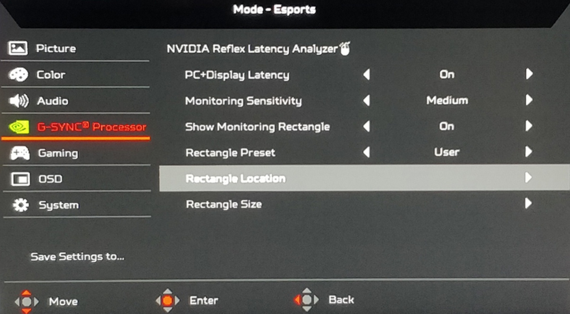 Использование монитора с поддержкой технологии NVIDIA Reflex