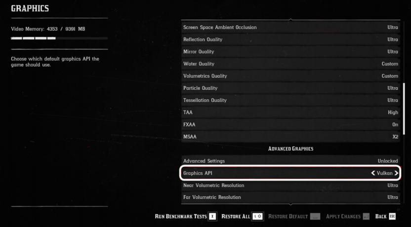 Изменение графического API для исправления микрозависания и фризов в играх
