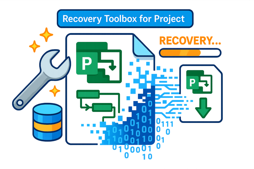Восстановление Microsoft Project