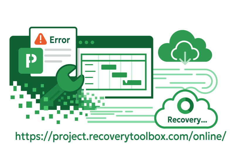 Восстановить поврежденный Microsoft Project файл онлайн