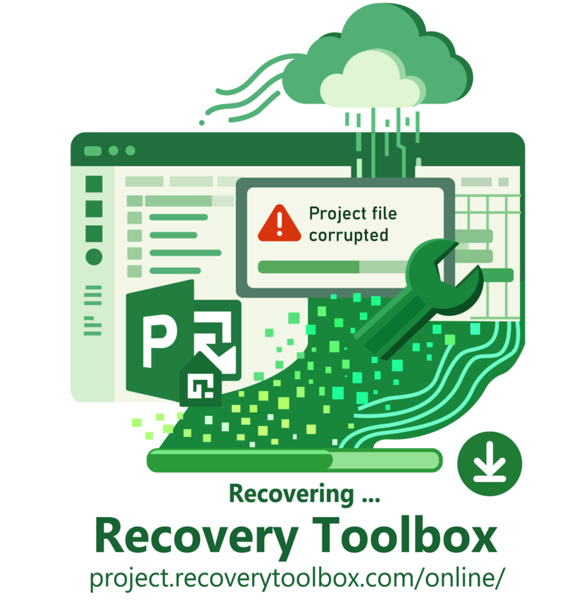 Восстановление поврежденного MPP-файла онлайн