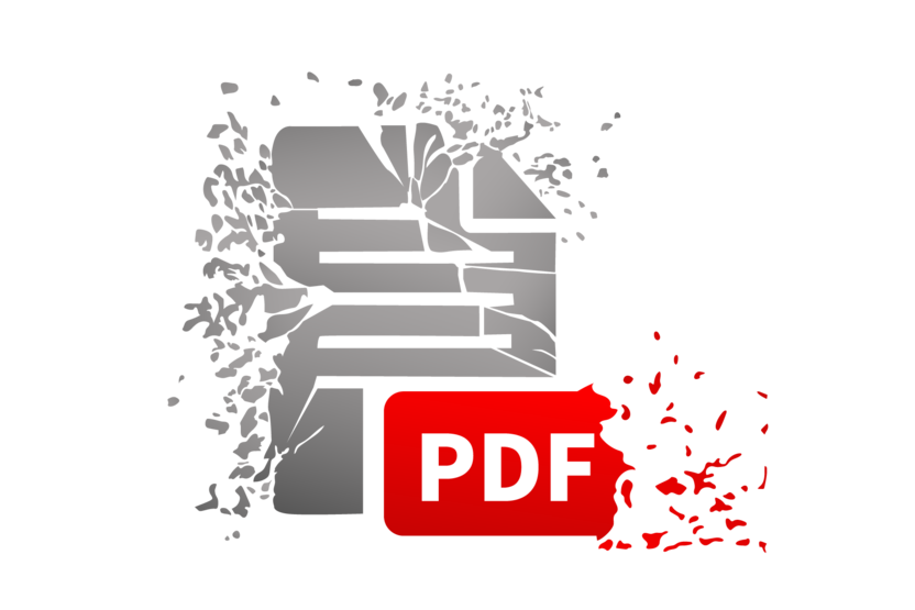 ручное восстановление PDF текста