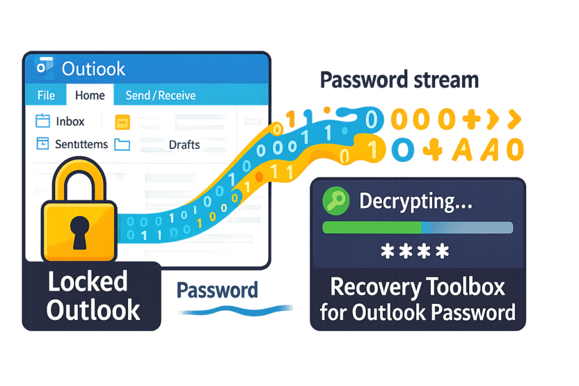 Взломать пароль к PST файлу