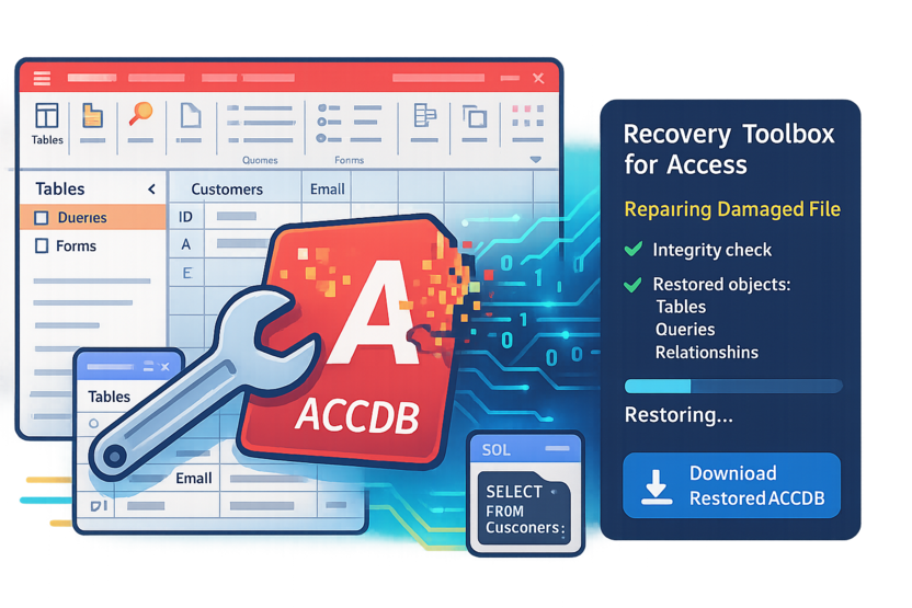 Восстановить AccDB файл