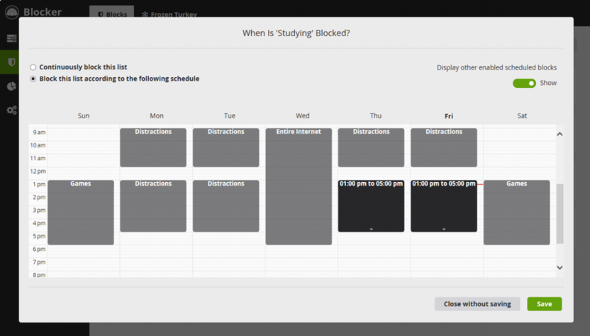 Использование программы Cold Turkey для концентрации и борьбы с прокрастинацией