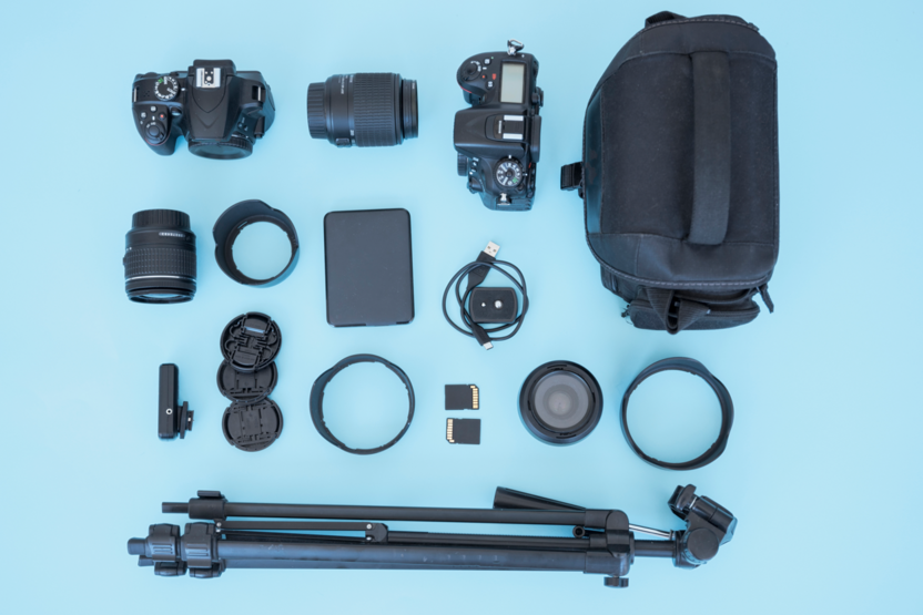 Набор оборудования для фотографа