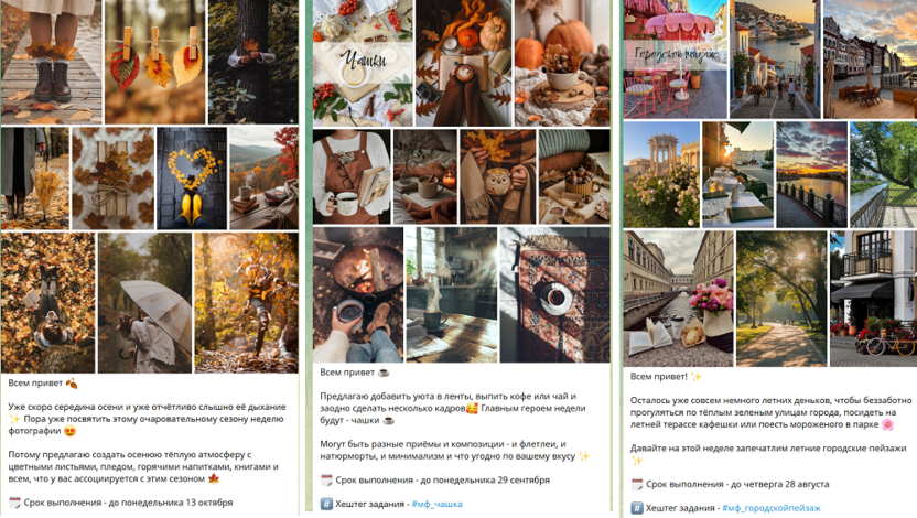 Фоточеллендж пример