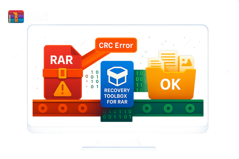 Как исправить WinRAR архив