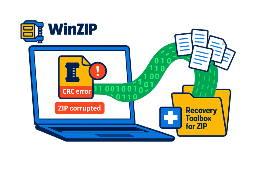 поврежденный zip файл