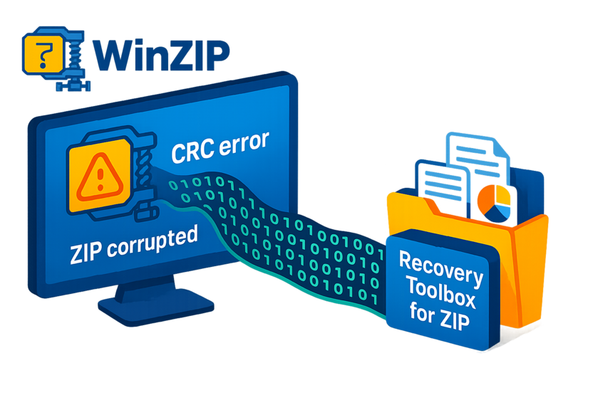 Как исправить winzip файл