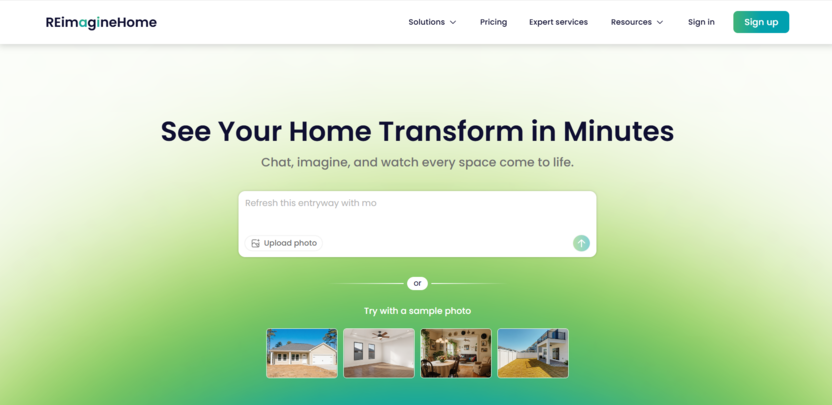 3. Нейросеть для дизайнера интерьера ReimagineHome