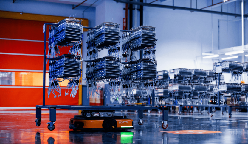 Роботы на складе