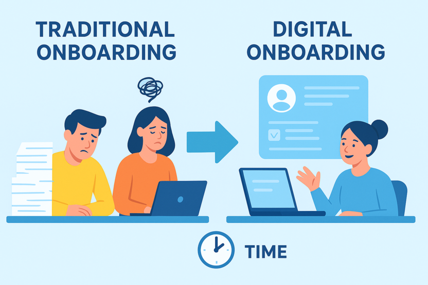 Разница в традиционном и цифровом онбординге