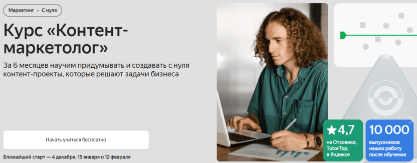 Контент-маркетолог – Яндекс Практикум
