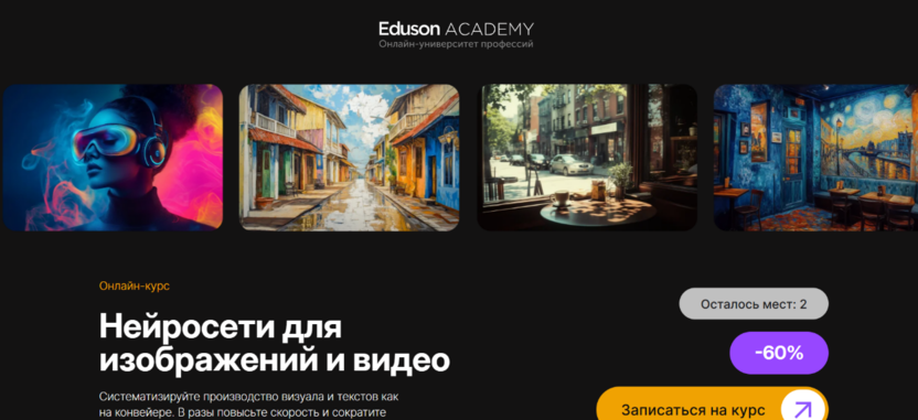 Нейросети для изображений и видео – Академия Eduson