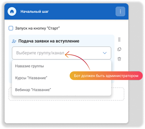 Бот-администратор в ТГ