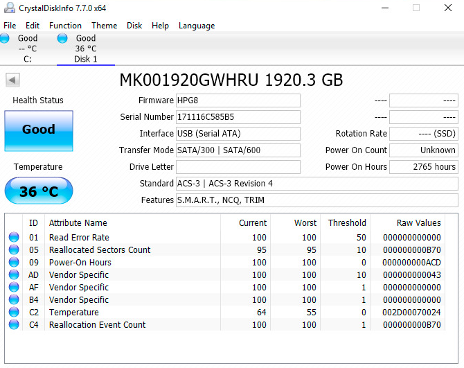 Примерный срок службы дисков при выборе SSD для игр